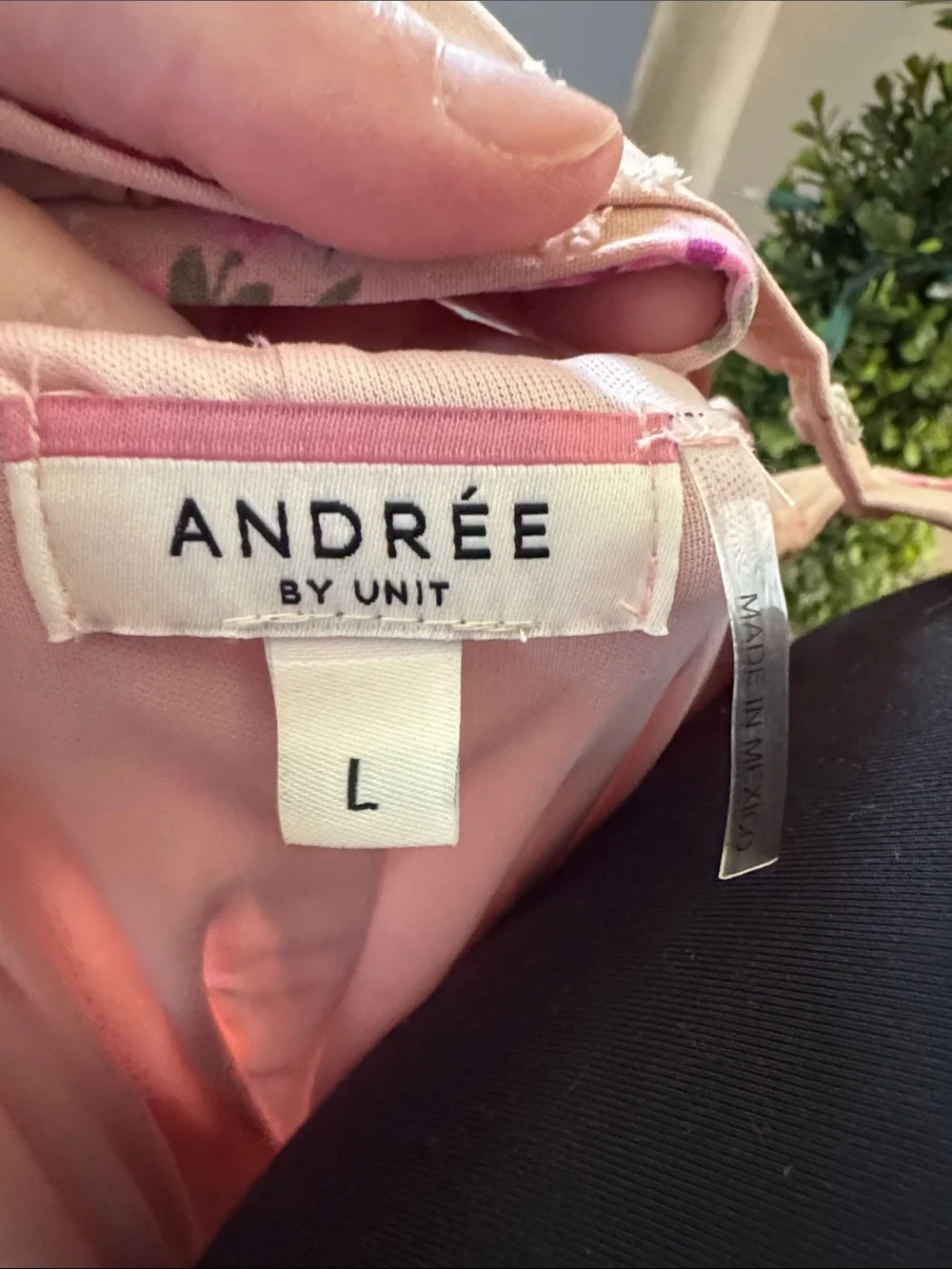 ANDRÉE BY UNIT Pink Floral Summer Dress Large - NWOT